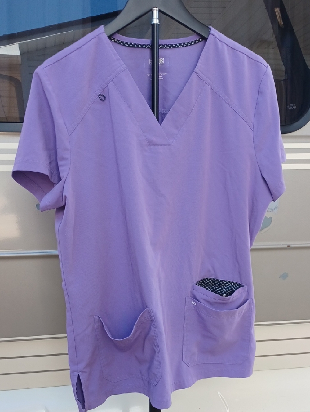 Koi Next Gen Women's 3-Pocket Hustle and Heart Top in Passion Lilac